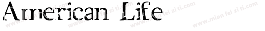 American Life字体转换